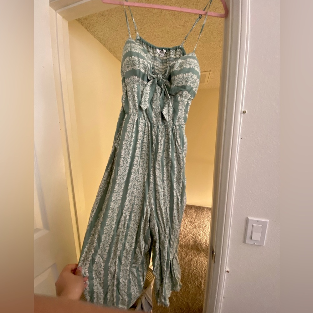 Sage green jumpsuit